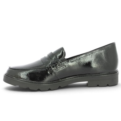 Chaussure femme vernie noire 42, 43, 44, 45 Shoesissime, vue intérieure