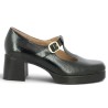 Escarpin plateforme vernis noir 42, 43, 44, 45 Shoesissime, vue profil