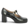 maryjane vernis noir à semelle plateforme 42, 43, 44, 45 Shoesissime, vue coté