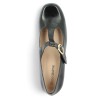 escarpin maryjane à plateforme vernis noir grande pointure femme Shoesissime, vue dessus