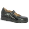 maryjane plate cuir femme grande taille Shoesissime, vue profil