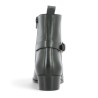 bottine petit talon noire grande pointure femme habillée, vue arrière