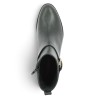 bottine femme 42, 43, 44, 45 noire santiag femme habillée, vue dessus