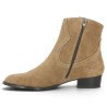 Kimmy - Elegant brown santiag boot - Women's Boots 42, 43, 44, 45 - Shoesissime