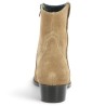 Kimmy - Elegant brown santiag boot - Women's Boots 42, 43, 44, 45 - Shoesissime