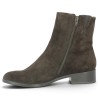 D3U73 Remonte bottines plates femme grande taille velours marron Shoesissime, vue intérieure