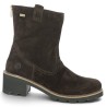 D0A82-25 Bottine à talon Remonte velours marron 42, 43, 44, 45 Shoesissime, vue profil