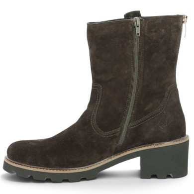 Bottine femme marron à talon 42, 43, 44, 45 Shoesissime, vue intérieure