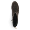 D0A82-25 Boots à talon Remonte velours marron grande taille femme Shoesissime, vue dessus