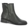 D3U73-00 Bottine cuir noir Remonte femme grande taille Shoesissime, vue profil