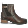 D1A82-22 Bottine petit talon femme marron grande taille Remonte  Shoesissime, vue coté