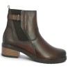 D1A82-22 Bottine marron Remonte petit talon femme 42, 43, 44, 45 Shoesissime, vue profil