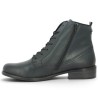 Bottines femme grande taille cuir bleu et lacets Shoesissime, vue intérieure