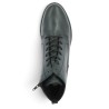 D0F83-14 Bottines à lacets cuir bleu Remonte femme grande pointure Shoesissime, vue dessus