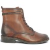 D2W80-24 Bottines à lacets Remonte cuir marron camel femme 42, 43, 44, 45 Shoesissime, vue coté