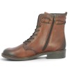 Bottines femme grande taille à lacets Remonte cuir marron camel Shoesissime, vue intérieure