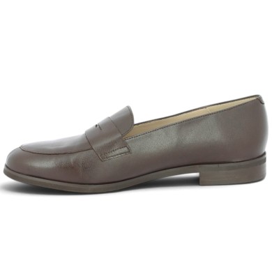 Mocassin marron 42, 43, 44, 45 femme Shoesissime, vue intérieure