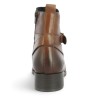 D3U72-22 Bottines Remonte grande pointure cuir marron clair, vue arrière