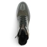 Cassandre - D2A77-25 Brown Fancy Lace-Up Heeled Ankle Boots - Remonte Ankle Boots Sizes 42, 43, 44, 45 - Shoesissime