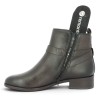 Bottine femme semelle amovible grande taille cuir marron Remonte, vue détails