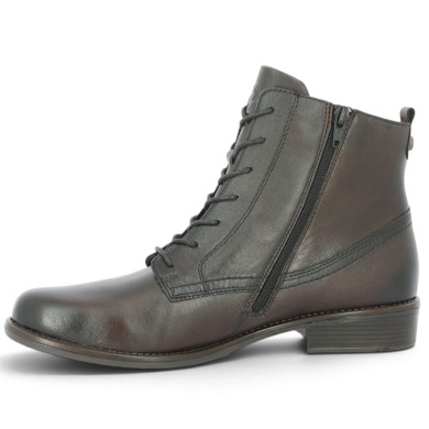 chaussure femme montante à lacets cuir marron 42, 43, 44, 45 Shoesissime, vue intérieure