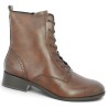 D3U71-22 Bottine marron clair à lacets Remonte grande taille femme Shoesissime, vue profil