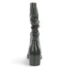 Betanie - D2A79-00 Bottine montante noire tige plissée - Bottines Remonte 42, 43, 44, 45 - Shoesissime