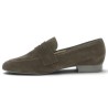 Chaussure basse femme velours marron 42, 43, 44, 45 Shoesissime, vue intérieure