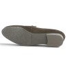 Eloise - Mocassin nubuck marron grande taille - Mocassin femme 42, 43, 44, 45 - Shoesissime  