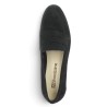 Eloise - Black Velvet Loafers, sizes 42, 43, 44, 45 - Women's Plus-Size Loafers - Shoesissime