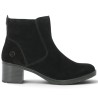 D2A81-02 Bottine à talon confort noire 42, 43, 44, 45 Remonte femme Shoesissime, vue coté