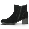 Bottine à talon hiver nubuck noir femme 42, 43, 44, 45 Shoesissime, vue intérieure