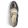Ballerine à brides vernis bordeaux 42, 43, 44, 45 femme Shoesissime, vue dessus