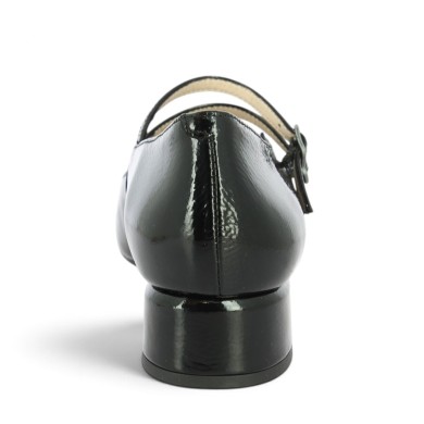 Ballerine à brides petit talon femme grande taille Shoesissime, vue arrière