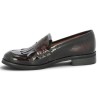 Patty - Burgundy Patent Leather Fringed Loafers - Chic Women's Loafers Sizes 42, 43, 44, 45 - Shoesissime