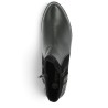 D6893-02 Bottine basse cheville  cuir noir 42, 43, 44, 45 femme Shoesissime, vue dessus