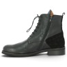 Bottine à lacets fermeture éclair grande pointure femme Shoesissime, vue intérieure
