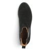 Gina - Black Nubuck Chelsea Boots - Women's Flat Ankle Boots Sizes 42, 43, 44, 45 - Shoesissiùe