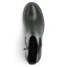 D0A70-00 Bottine noire à talon élastique grande pointure femme Remonte Shoesissime, vue dessus