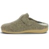 Sam - Women's slippers 42, 43, 44, 45, taupe - Shoe size large - Shoesissime