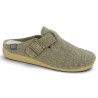 Sam - Women's slippers 42, 43, 44, 45, taupe - Shoe size large - Shoesissime