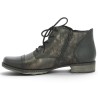 Linette - D4378-91 Bottines à lacets marron noir Remonte - Bottines grande taille femme - Shoesissime