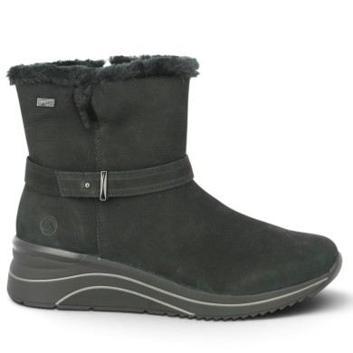 Ilona - D0T82-02 Warm, wool-lined ankle boots in large sizes - Remonte Ankle Boots Sizes 42, 43, 44, 45 - Shoesissime