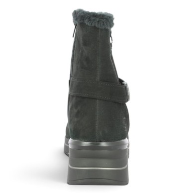 Bottine chaude intérieur fourré laine femme 42, 43, 44, 45 Shoesissime, vue arrière