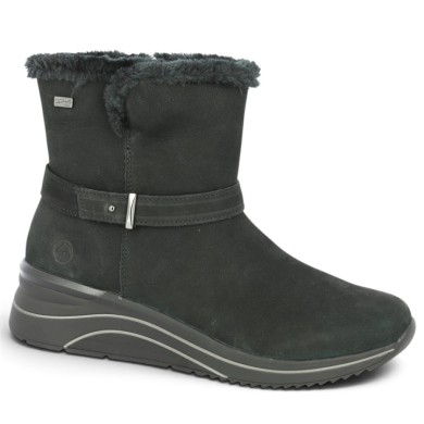 Ilona - D0T82-02 Warm, wool-lined ankle boots in large sizes - Remonte Ankle Boots Sizes 42, 43, 44, 45 - Shoesissime