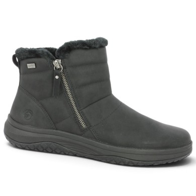 D3Q71-02 Bottines neige chaude femme grande taille Remonte Shoesissime, vue profil