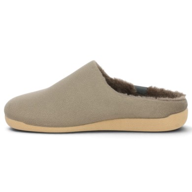 chausson chaud femme 42, 43, 44, 45 marron clair Shoesissime, vue intérieure