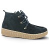 D4A72-14 - Warm, lined ankle boots in sizes 42, 43, 44, 45 - Women's plus-size ankle boots for cold weather - Shoesissime
