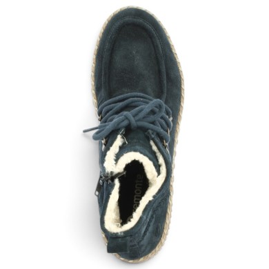 D4A72-14 - Bottines fourrées chaude 42, 43, 44, 45 - Bottines froid femme grande taille - Shoesissime