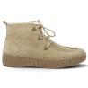 D4A72-20 Bottine beige fourrée grande taille femme Shoesissime, vue coté